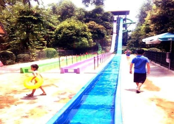 Smooth Anti Ultraviolet High Speed Water Slide 1 Rider / Time