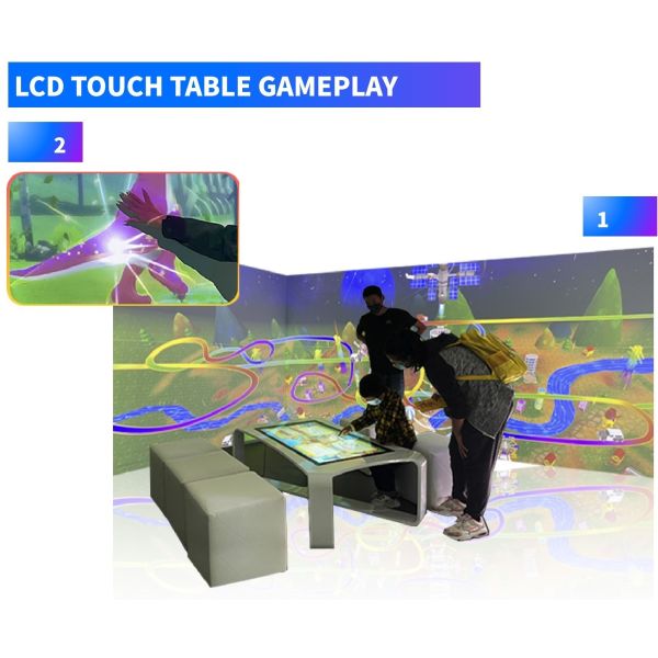 3800LM Interactive Painting Wall Multiplayer AR Interactive Games Projection