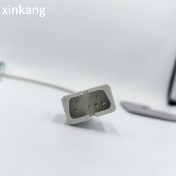 Reusable Medical Spo2 Sensor Adult Ear Clip 7 Pin Compatible Biolight