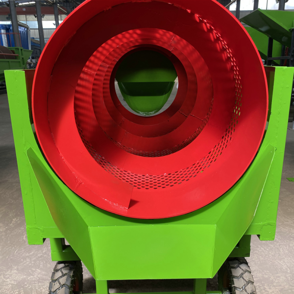 Easy to Operate 15-90 Square Meter Automatic Trommel Screen Drum Sieve Separator for Farms