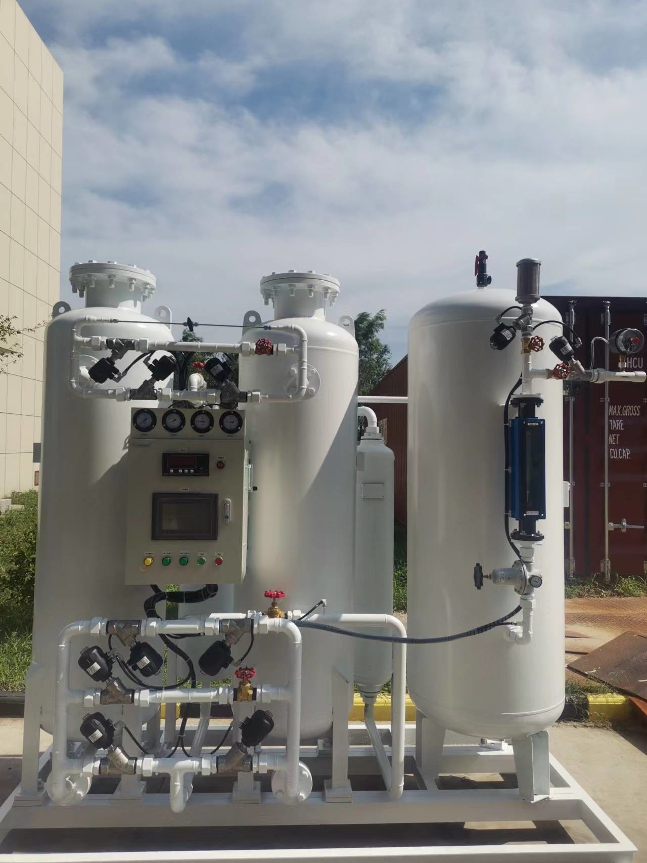 Carbon Steel N2 Nitrogen Generator 99.999% Pressure Swing Adsorption Plant