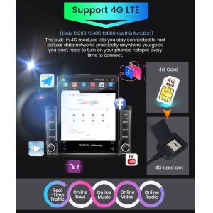 Split Screen Function Universal Car MP5 Player for 9.7 inch Android Navigation
