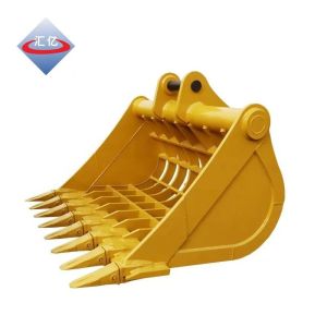 Quality NM400 Cat Skeleton Bucket 0.1m3 Skid Steer Skeleton Rock Bucket for sale