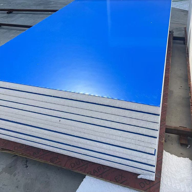 Quality Fire Rating Rockwool Sandwich Panel Class A1 Fiberglass Gypsum Board 50mm Thickness for sale