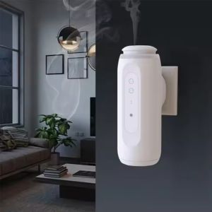 Quality Plastic Material Aroma Diffuser Machines 300cbm 100ml Hanging Socket White for sale