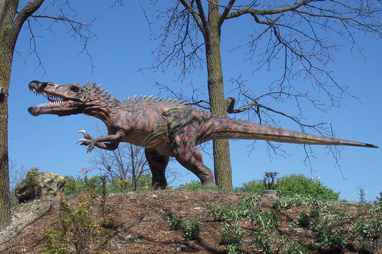 Realistic Animatronic Irritator Dinosaur For City Landscape Decoration