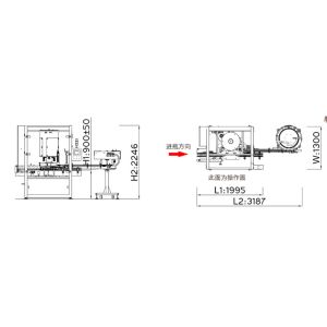 80ml-1L Automatic Capping Machine 6000BPH Rotary Packaging Machine