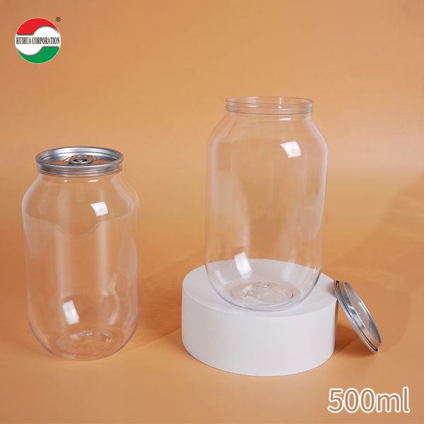 250ml PET Beverage Can for Juice and Soft Drinks with Easy Open Lid