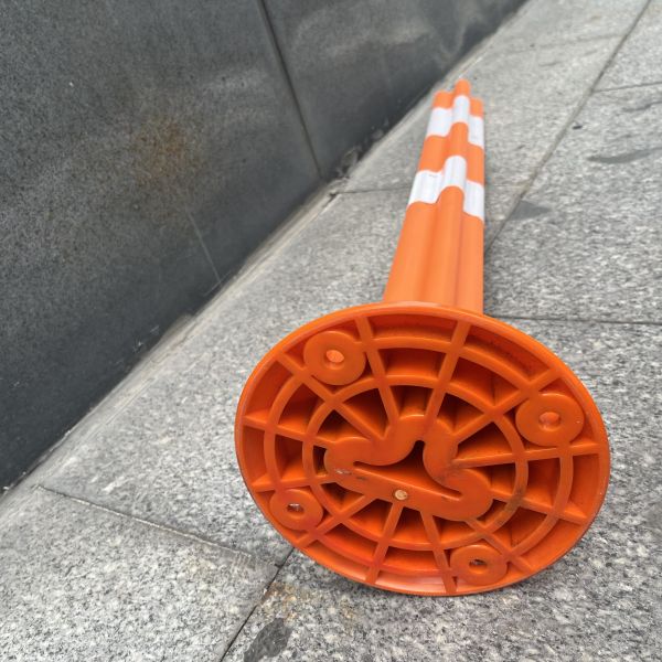 Beijing ROADSAFE Warning Flexible Reflective traffic guardrail road delineator post Cloud Tubular bollard 1.2kg 90CM Pole Post Delineat