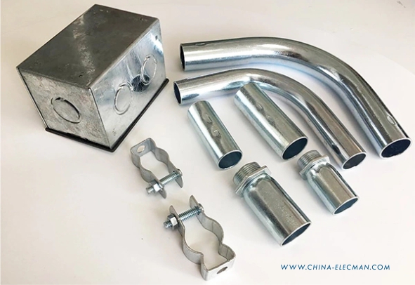 Galvanized Steel Junction Welded IEC 61386 Electrical Boxes For Chile