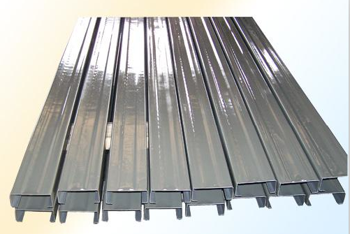 Q235 White Zinc Coat Galvanized Steel Square Tubing Structure C Channel