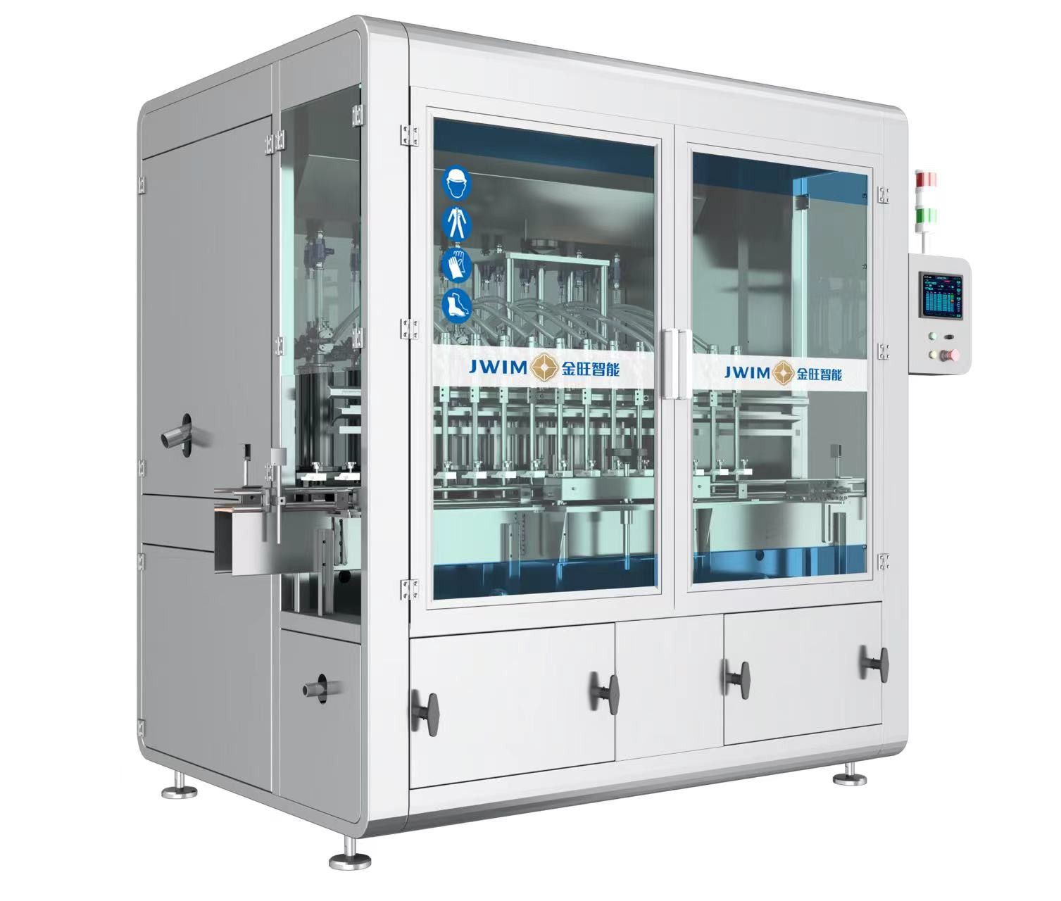 Quality High Capacity 20-Nozzle 50-1000ml Automatic Piston Filling Machine for sale