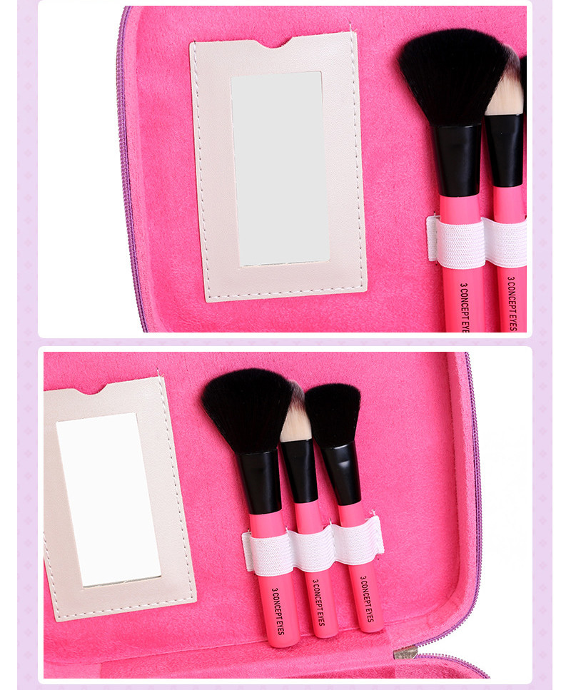 Fashion Large Capacity Women PU Leather Makeup Case