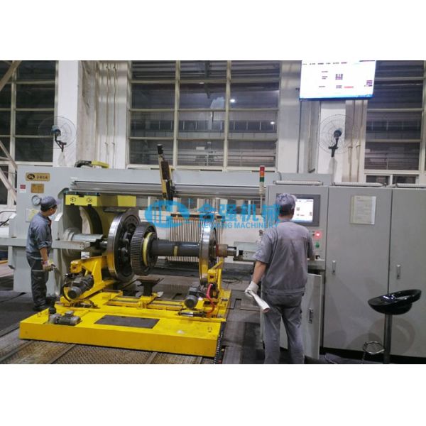 Railway PLC 30kW CNC Wheelset Press 3150kN Wheel Press Machine