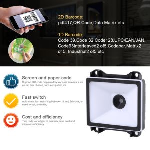 China Payment Kiosk Rakinda Raspberry PI Barcode Scanner Module 1D 2D QR Code Reader on sale