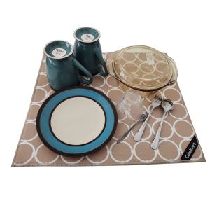 Buy cheap Absorbent Kitchen Microfiber Dish Drying Mat Draining Protector from wholesalers