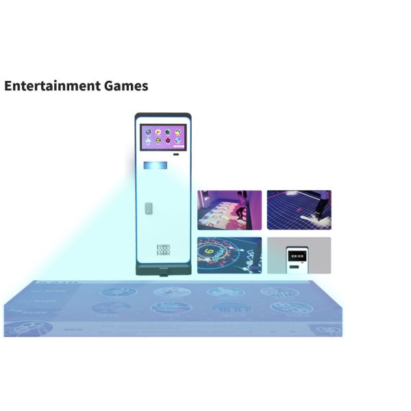 High Resolution Mobile Interactive Floor Projection Game System 1200P Clarity