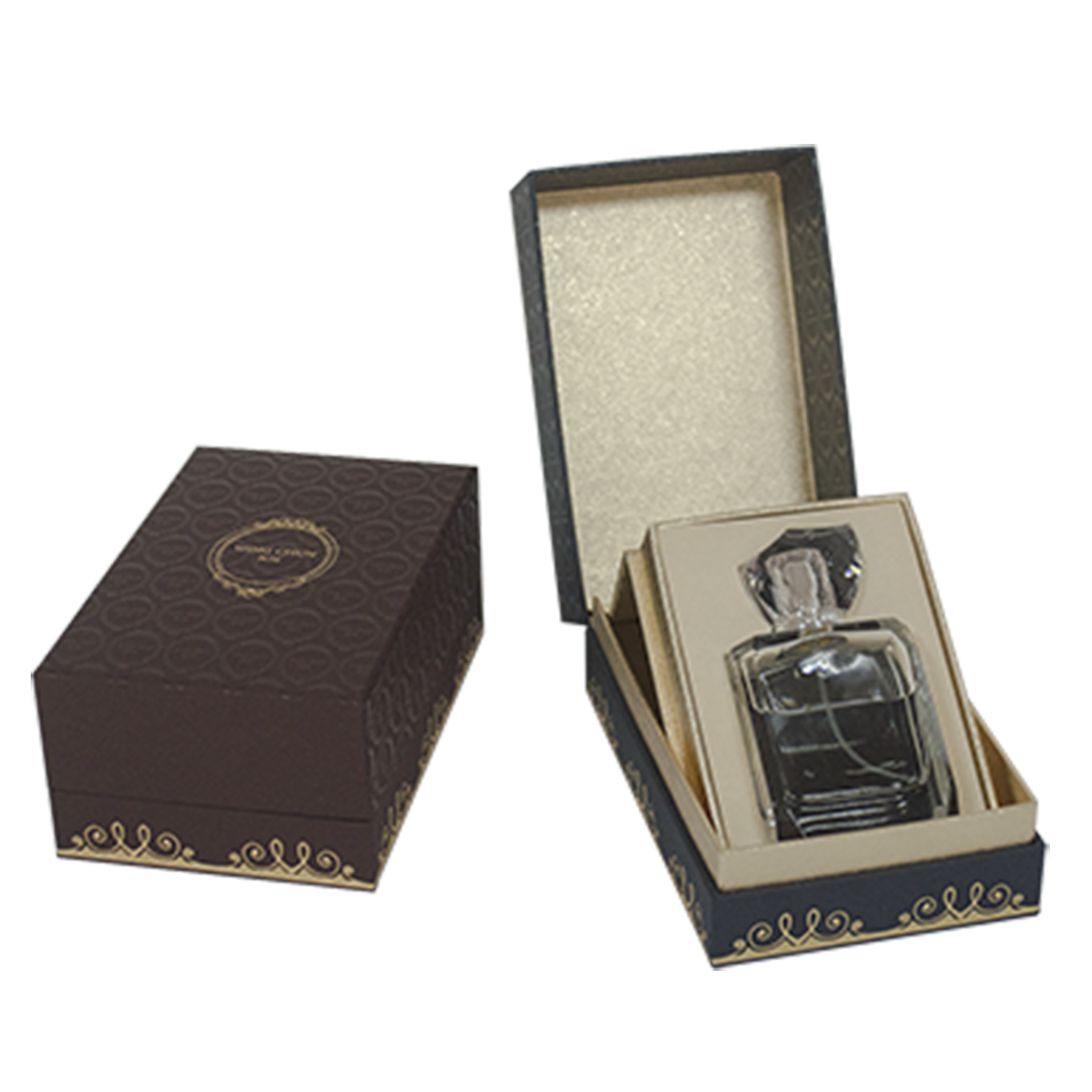 1200gsm Cardboard Perfume Packaging Box C2S Cosmetic Paper Box