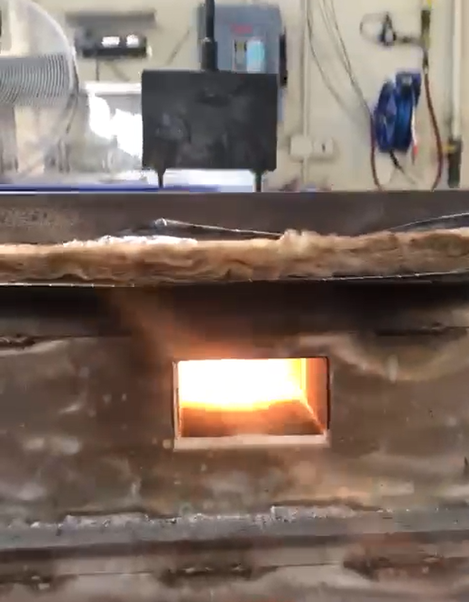 UL181 Testing Setup Fire Flame Penetration Test Apparatus Lab Fire Test