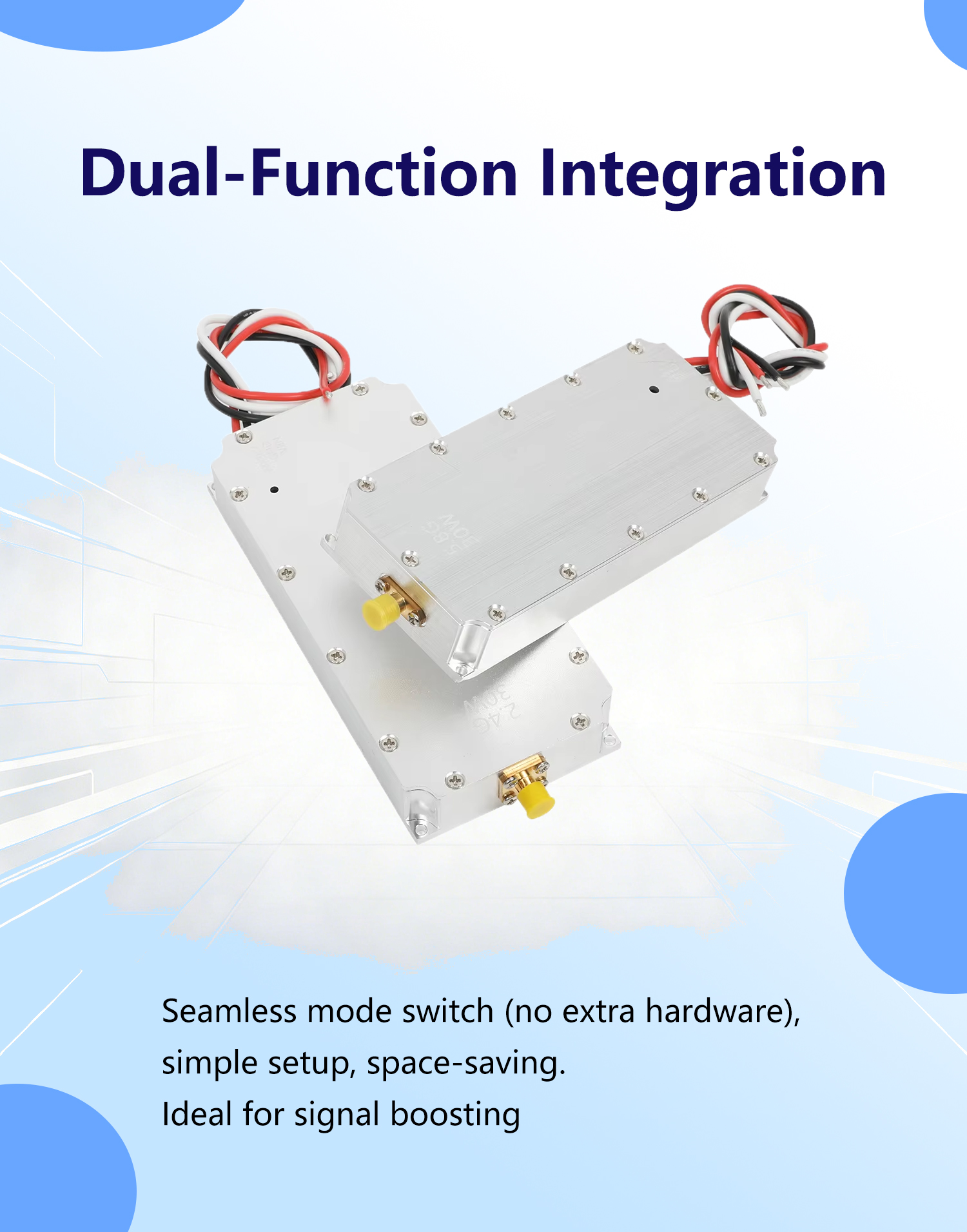 433MHz 30W GaN RF Amplifier Module for Anti Drone Defense System Anti Fpv Detection