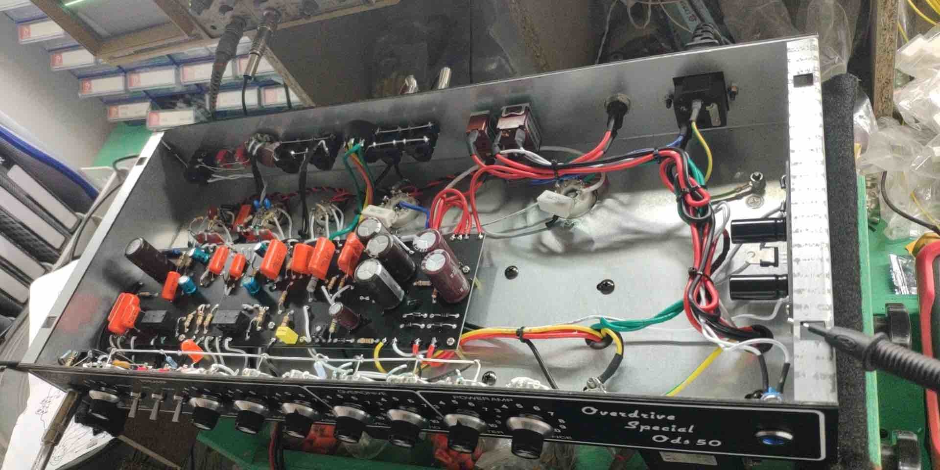 2021 NEW Custom Grand Overdrive Special Guitar Amplifier Head 50W with Loop Brown Tolex JJ Tubes Dumble Style
