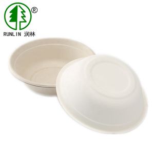 Quality Salad Biodegradable Sugarcane Bagasse Bowl for sale