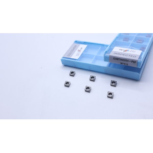 Carbide Turning Inserts CCMT060204, Indexable Carbide Lathe Tool,CNC Lathe Turning Inserts Tool for Steel Metal Machining and Turning Tool Holder