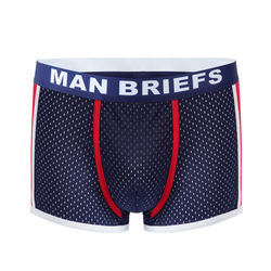 Ice Silk Long Boxer Shorts MID Waist Available Customize Color