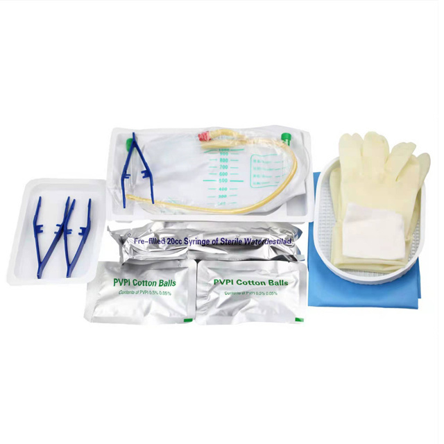 Medical 10 Catheter Angel Disposable One Way Latex Foley Catheter