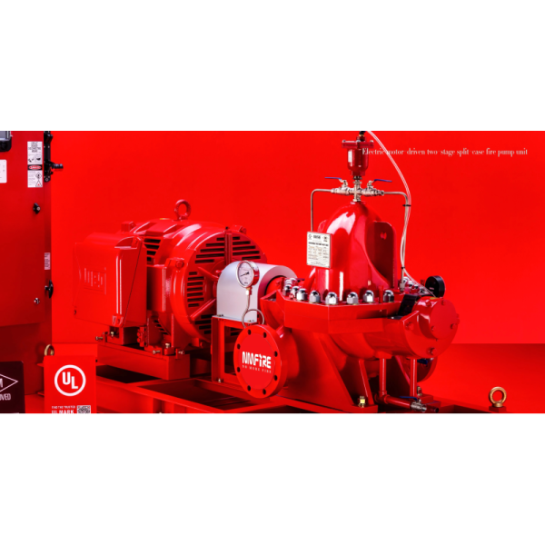 1000GPM End Suction Fire Fighting Pump Ductile Cast Iron Casing and Techtop Motor for Fire Extinguishing Equipment