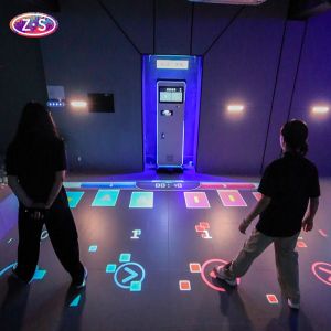Quality Multiplayer Cooperative Mobile Interactive Floor Projection System Team Games for sale