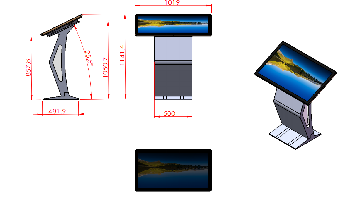 Digital Signage Android PC with 2K 4K Resolution 32-75 Inch Size Options and Android/Windows OS for Shops and Schools