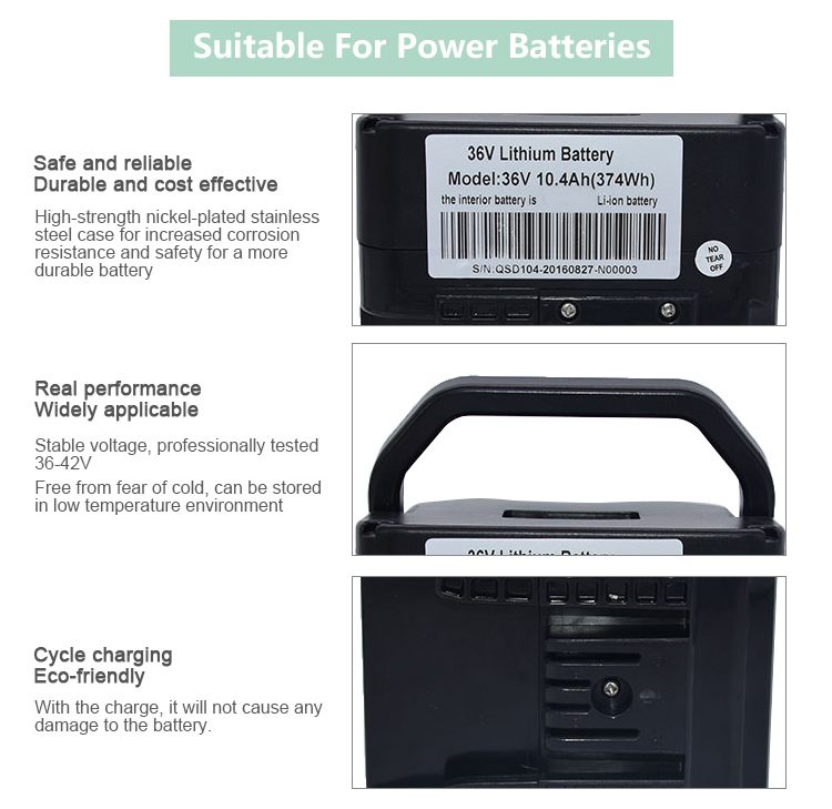 Customized Deep Cycles 18650 10S4P 36V 10Ah Lithium Ion Battery for Portable Power Station