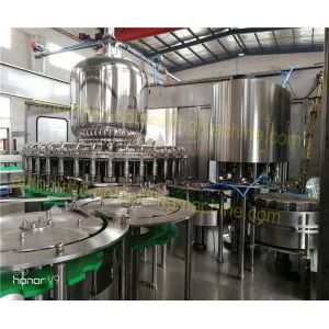 Mango / Sugarcane Aseptic Juice Filling Machine 40 Rinsing Heads 6000BPH