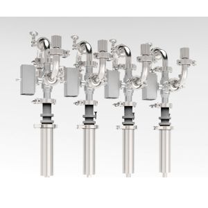 16 Heads Linear Piston / Flow Meter Filling Machine