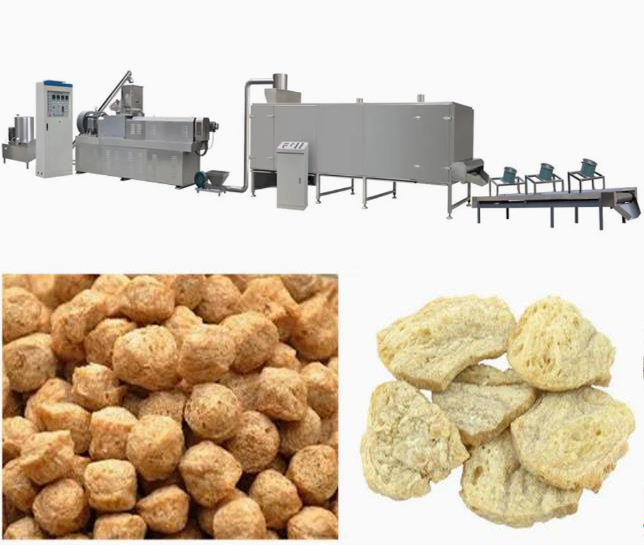 Swiss Technology Soya Chunks Extruder Machines