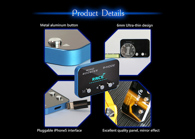 Acrylic Panel Car Throttle Controller Accelerator Sport Mode Race Mode