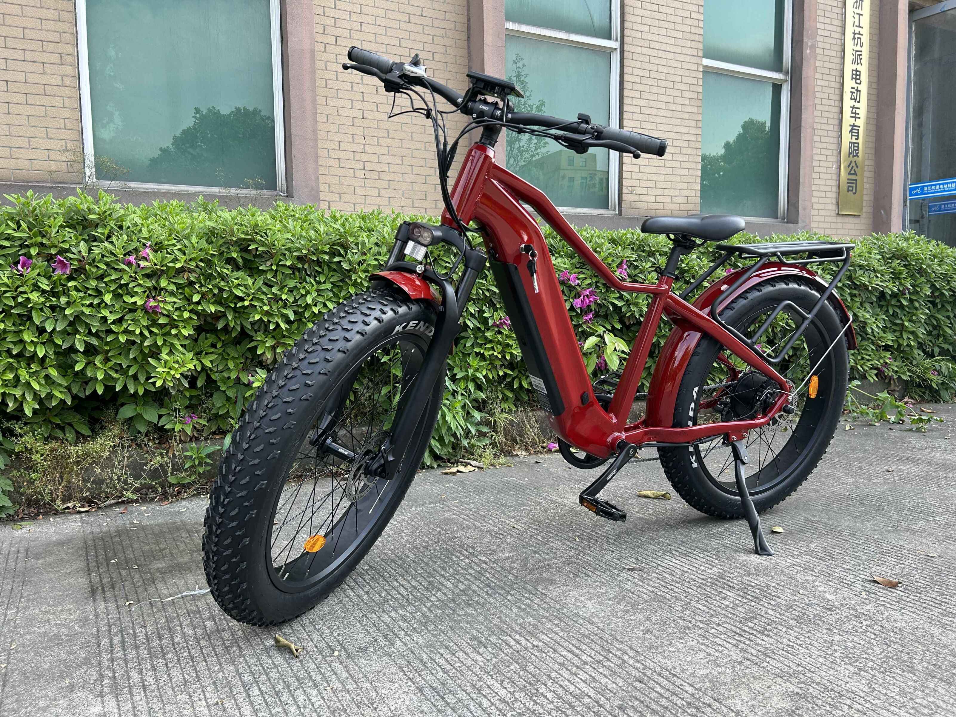 Integrated Battery Beach Cruiser Electric Bike 26 Inch 48V 750W MTB Ebike For Adult