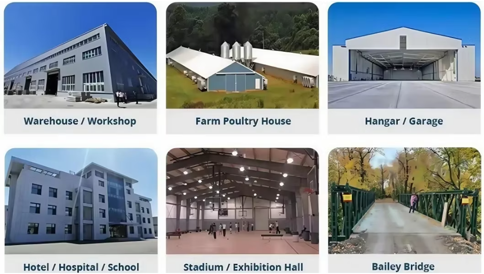 Custom Steel Structure Workshop Prefabricated Factory Shed