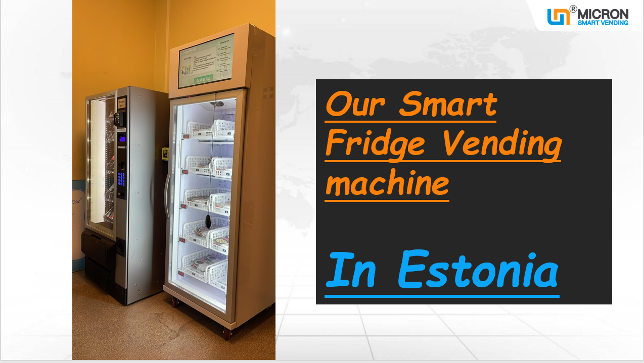 Gym Vending Machine to Sell Energy Drink Fresh Fruit Refrigerator Vending With Card Reader