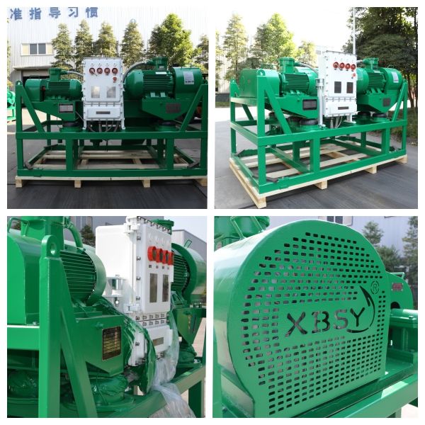 Speed Monitoring Drilling Mud Decanter Centrifuge Decanter Separator 1800r/Min 55kW