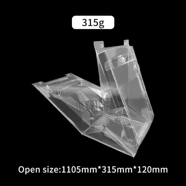 Large Blister Pack Plastic Clamshell Packaging Clear Insert Trays Folding Boxes