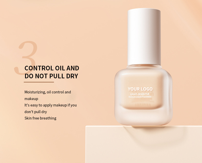 Private Label Vegan Cruelty Free Full Coverage Waterproof Matte Liquid Makeup Foundation Cream With HALAL