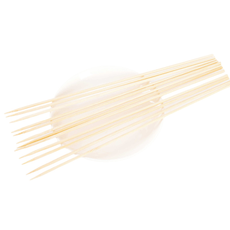Food Grade Non Stick Bamboo Grilling Skewers Hygienic Eco Friendly Material