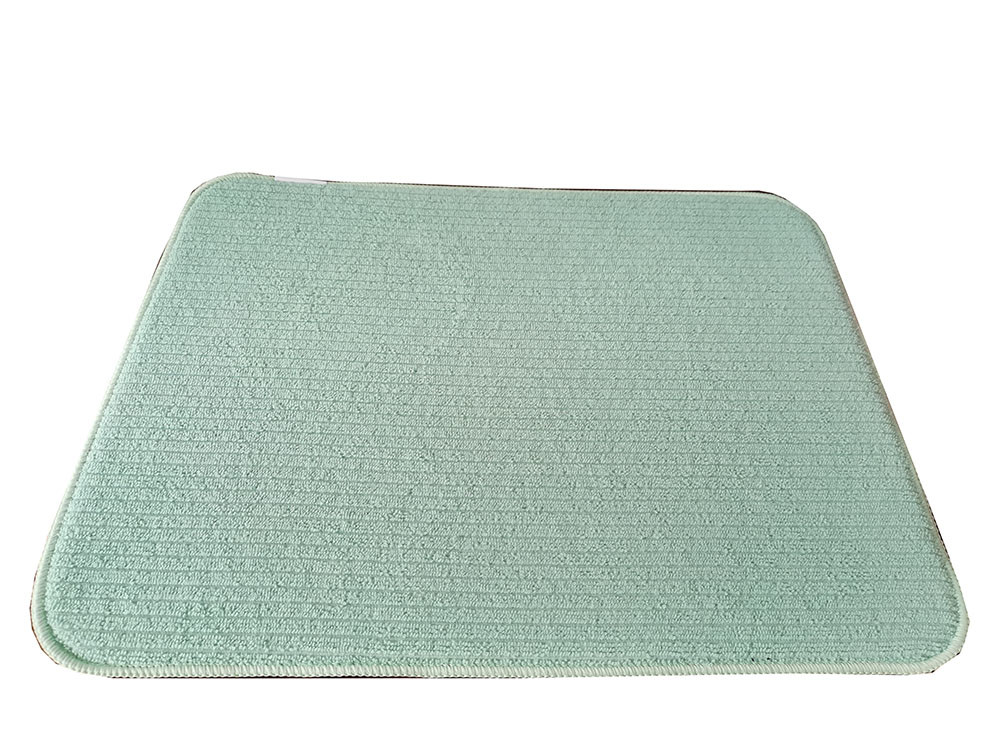15x20in Microfiber Dish Drying Mat For Pots Pans Cups Water Absorption