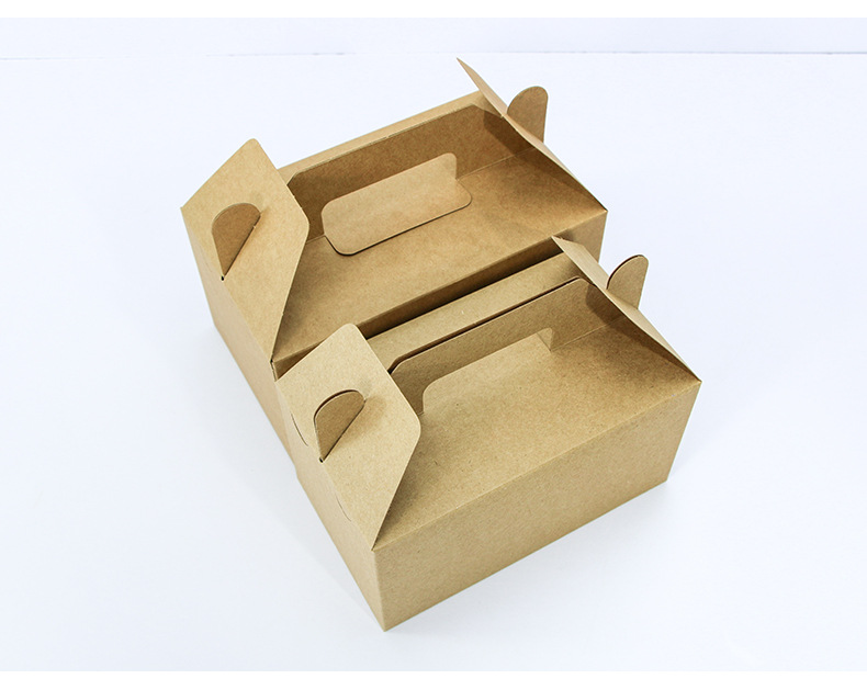Food Safe Fried Chicken Paper Togo Boxes Packaging Carry Out Containers