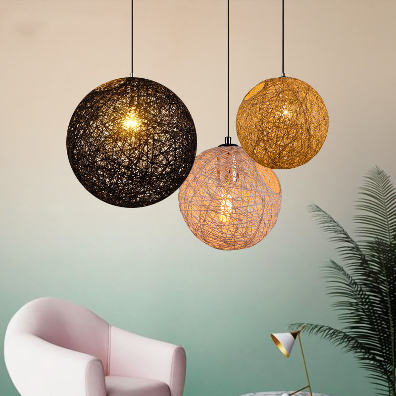 Nordic Global Cottan Pendant Hanging Lights For Bar Restaurant Dining room Table Pendant lamp (WH-WP-12)