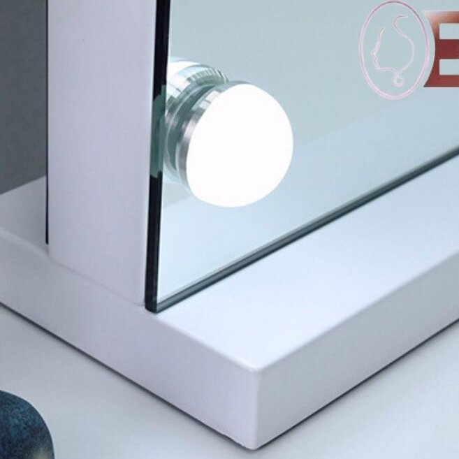 LED Light Hollywood Mirror Countertop Makeup Vanity ODM