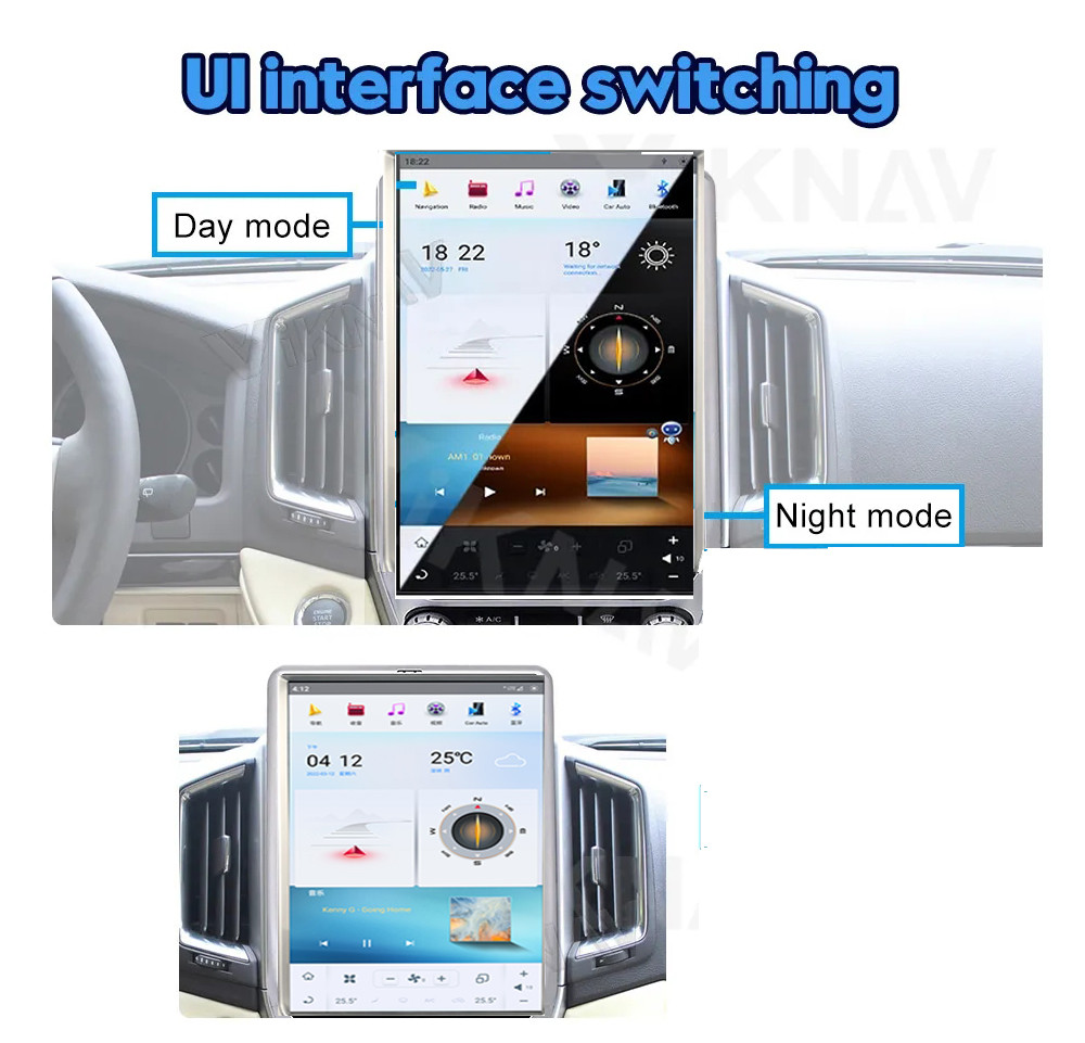 16 Inch Android Touch Screen Head Unit For Land Cruiser Navigation GPS Multimedia Player Wireless Carplay 4G