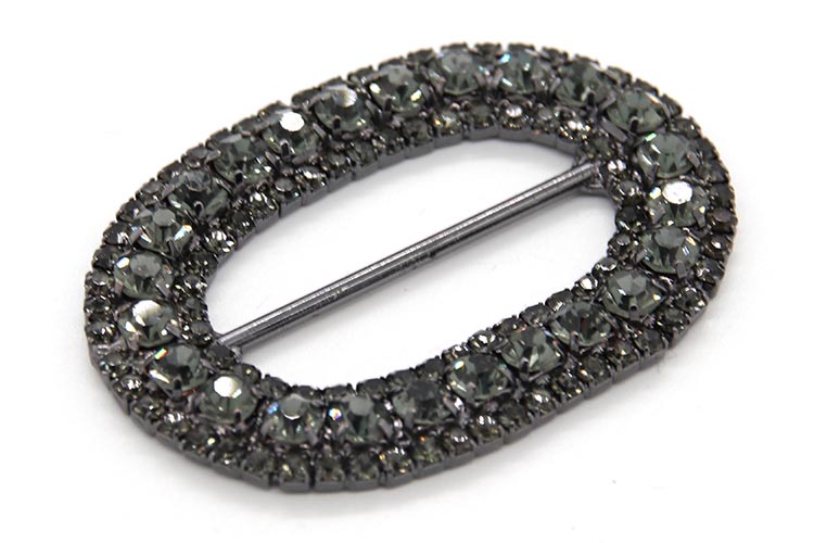 Crystal Metal Pin Shoes Decoration Accessories 45mm*33mm Fashion Style